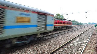 preview picture of video 'MOST EPIC CLASH || 100 YEAR OLD LEGEND vs SAMPARK KRANTI || INDIAN RAILWAYS.'