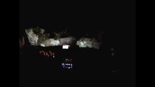 T-hunting off road Toyota Tacoma 4x4. Radio hunt tag