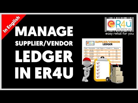 Supplier Ledgers — Make payments