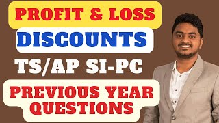 PROFIT& LOSS AND DISCOUNTS SI-PC Previous Questions Explanation
