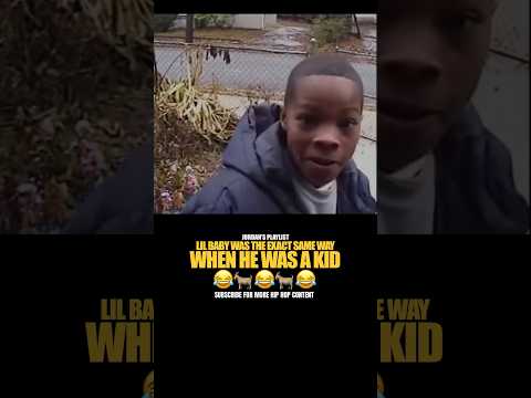 Lil Baby old footage surfaces 😂🐐💯 #lilbaby #hiphop #rap