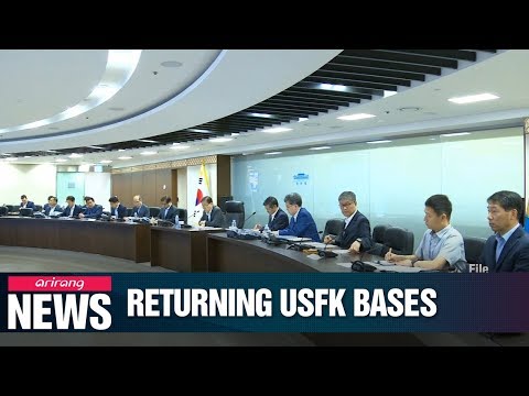 NSC vow to seek early return of USFK military bases