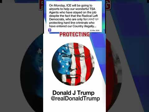 BREAKING: Trump says ICE will be at US airports next week #shorts #ICE #DHS #news #foxnews #usnews