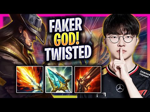 FAKER IS A GOD WITH TWISTED FATE! - T1 Faker Plays Twisted Fate MID vs Sylas! | Season 2025