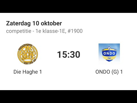 Die Haghe 1 - ONDO 1