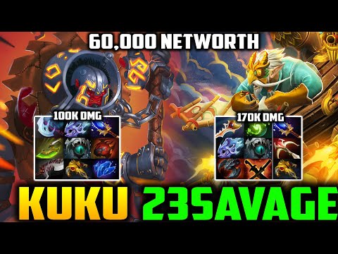 KUKU vs 23SAVAGE - 173,000 damages CRAZY game, 1200 GPM vs 1000 GPM