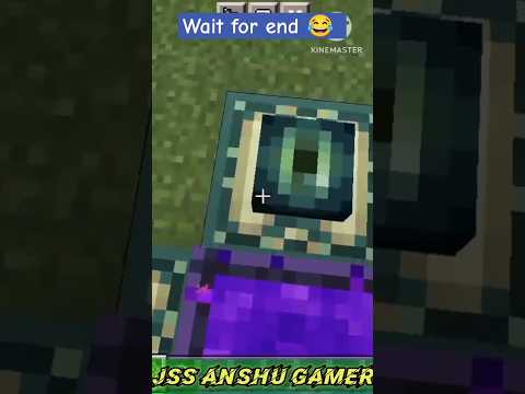 JSS ANSHU GAMER - MINECRAFT 1 BLOCK PORTAL #SHORTS #minecraft #jss_anshu_gamer