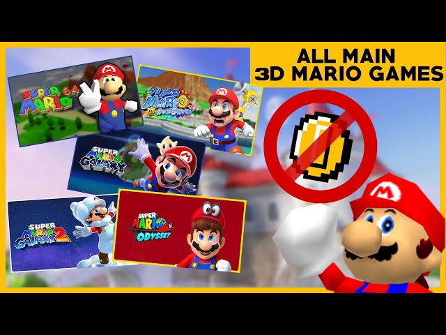 All Main 3D Mario Games WITHOUT A COIN Compilation! SDDEFAULT Thumbnail
