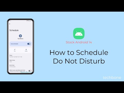 How to Schedule Do Not Disturb [Android 14]