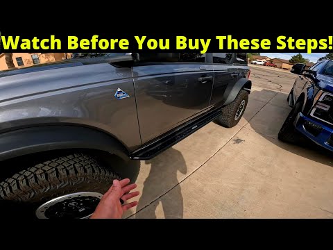 2022 Ford Bronco Go Rhino Xtreme DSS Side Step Review