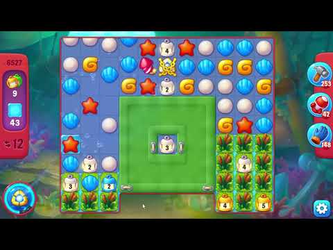 Fishdom 6527 Hard Level - 19 moves - NO BooSTERS