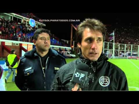Barros Schelotto "Siempre vamos a poner lo mejor".San Lorenzo 1 Lanús 4.Fútbol Para Todos