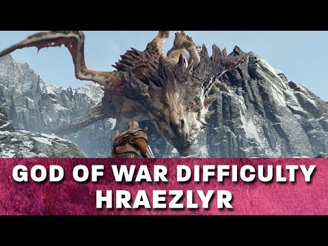 Give Me God of War Hardest Difficulty Boss Fight -  Hraezlyr The Dragon