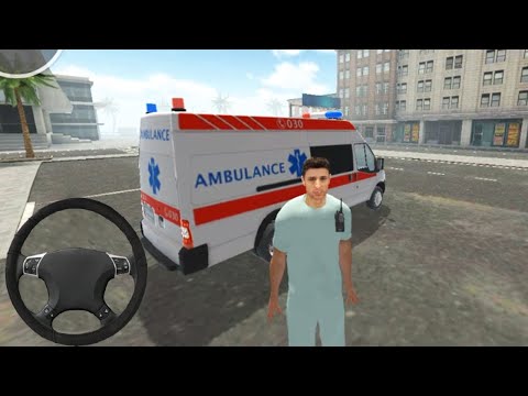 Emergency Medical Service Van Driver - 911 Emergency Ambulance Rescue Simulator - Android Gameplay