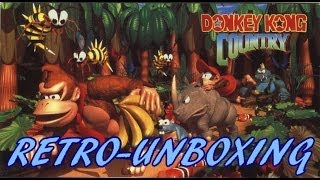 preview picture of video 'Retro Unboxing - Donkey Kong Country (Snes / Ntsc)'