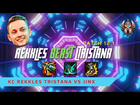 REKKLES BRINGS BACK TRISTANA! - KC Rekkles Plays Tristana ADC vs Jinx! | Season 2022 (Patch 12.1)