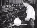 HISTORY OF VINYL RECORDS #1 - The 78 RPM Single.  Manufacturing plant RCA