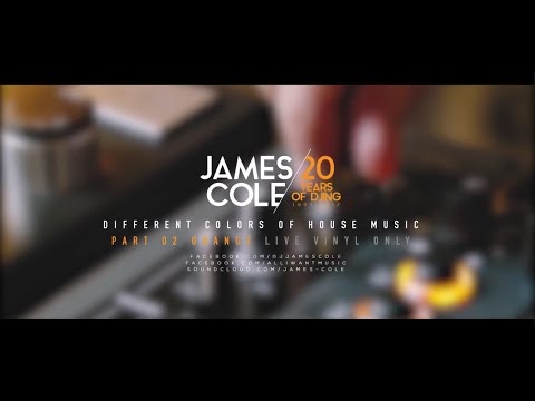 JAMES COLE vinyl only live 20YEARS of DJing part 002 Orange