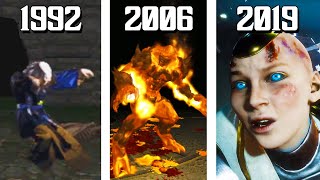 The Evolution of Scorpion Defeating Mortal Kombat Bosses! (1992-2019)