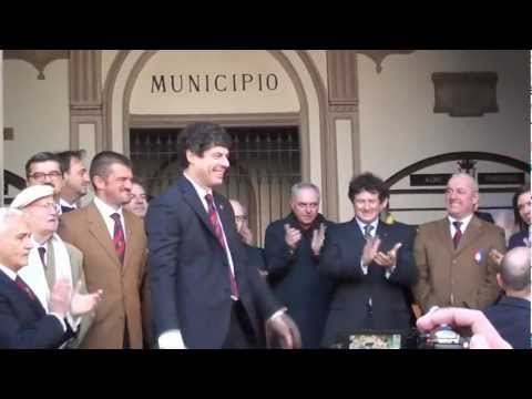 Storico Carnevale di Ivrea 2012: investitura ufficiale del Generale Alberto Bich