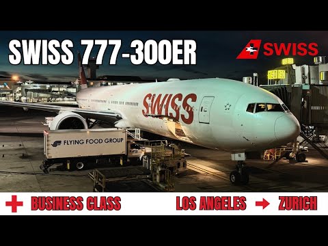 SWISS 777-300ER Business Class | LAX to Zurich Flagship Experience [4K]