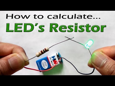 How to select resistor value for LED with simple calculation (Ohm's Law)