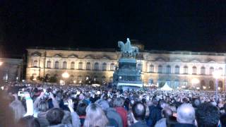 David Garrett Earth song Dresden 8.6.2013 Platz vor der Semperoper