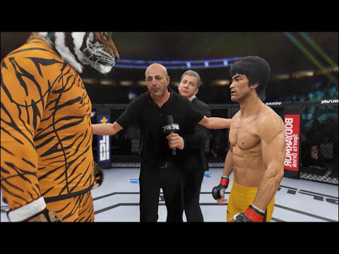 Wild Tiger vs. Bruce Lee - EA Sports UFC 4 - Epic Fight 🔥🐲