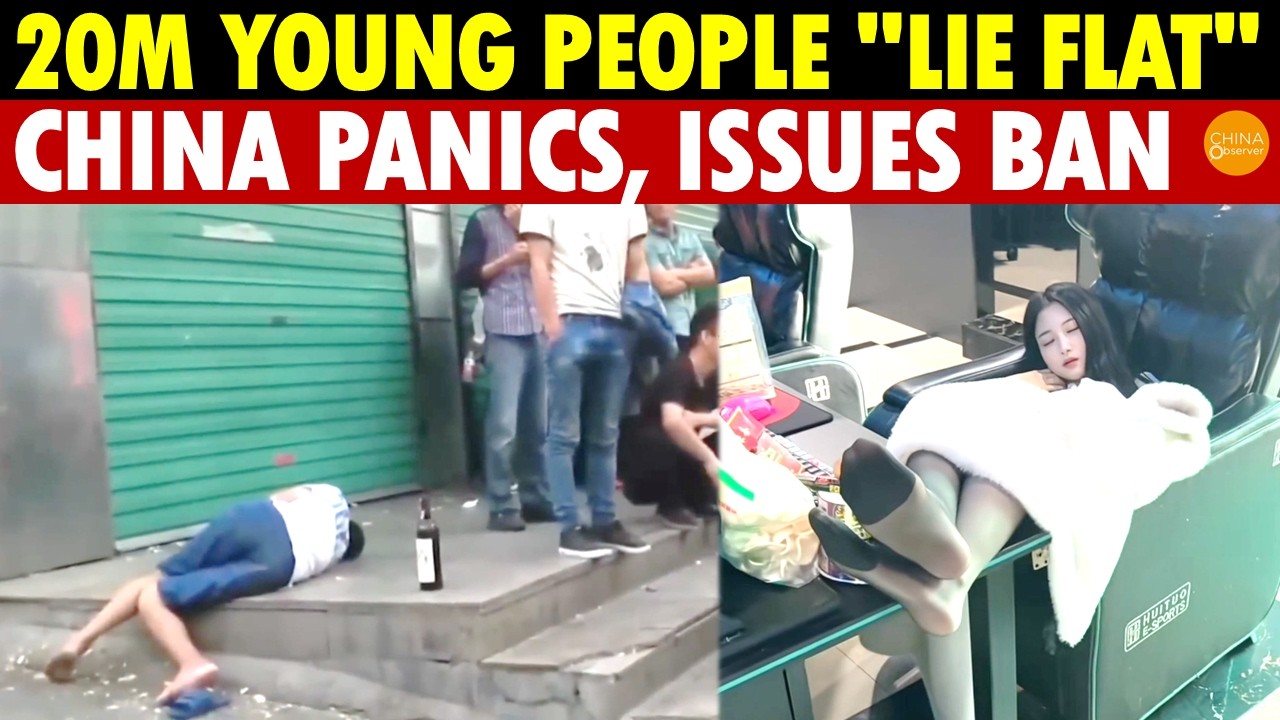20 Million Young People "Lie Flat", Say No to Slave Labor! China Panics and Issues Emergency Ban