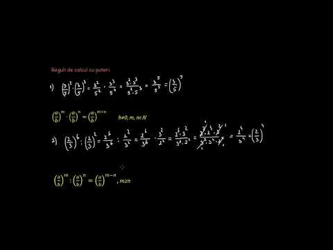 Ridicarea la putere a fractiilor ordinare | Lectii-Virtuale.ro
