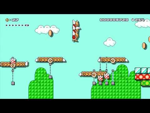 K5-1 Mushy Mushrooms ~ from Kathrine ~ SUPER MARIO MAKER Gameplay RAW