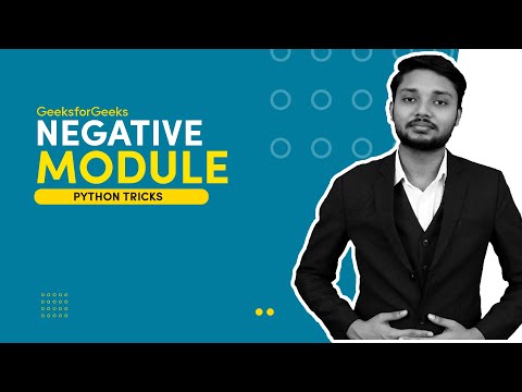Python The Modulo Operation On Negative Numbers In Python