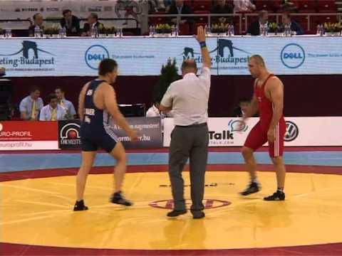 SWWC2013 / Khetag GAZYUMOV - Yuri Maier (ARG) / FS 96 kg, 1/16 final match