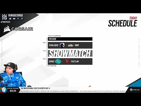 KingGeorge Six Invitational 2022 Liquid vs MIBR Bank #SIWatchParty 2-18-22