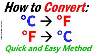 How To Convert Celsius (°C) to Fahrenheit (°F) Degrees With Chart