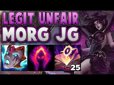 Morgana Jungle Clear Is Just Not Fair! Buffed Morg Jungle Is Legit Free Wins! - League Of Legends