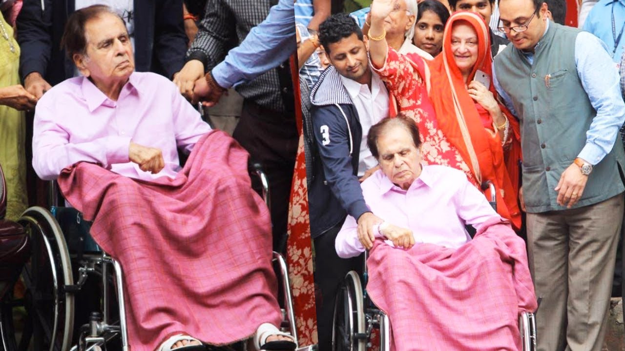 Full Video: 95 Years Old Dilip Kumar Dischared From Hospital With Wife Saira Banu