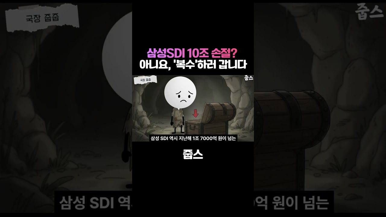 삼성SDI 10조 손절?  아니요, ‘복수’하러 갑니다