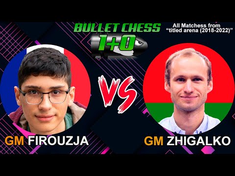 Alireza Firouzja vs Zhigalko Sergei  | Bullet chess 1+0 | lichess.org