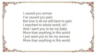Lenny Kravitz - More Than Anything in This World Live-Excerpt Lyrics