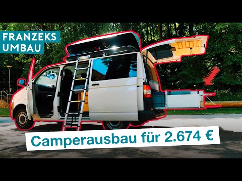 Camper extension costs under 3.000 € | DIY Campervan | Franzeks Reisen