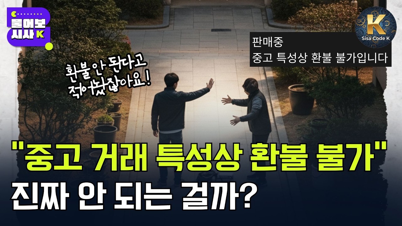 중고 거래 환불 불가, 진짜 안 될까? | 물어보시사