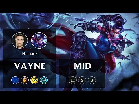 Vayne Mid vs Galio - EUW Challenger Patch 9.1