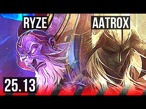 RYZE vs AATROX (TOP) | NA Master | 25.13