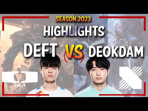 DK Deft vs DRX Deokdam - HIGHLIGHTS - KR Ranked