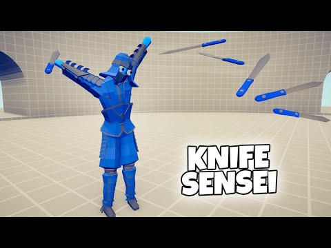 KNIFE SENSEI vs EVERY FACTION | TABS Totally Accurate Battle Simulator