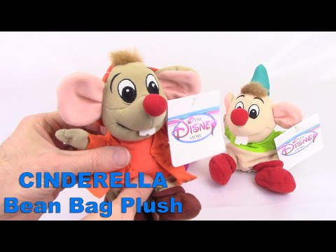 Disney CINDERELLA Movie Bean Bags (Set of 3 Mice) Stuffed Plush Value Toy Review - BBToyStore.com