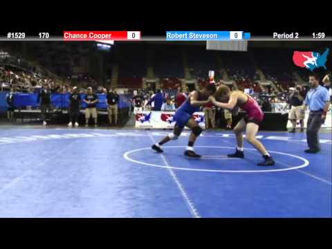 Fargo 2012 170 Round 5: Chance Cooper (Missouri) vs. Robert Steveson (Indiana)