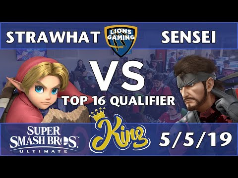 King - SJ | Strawhat (Young Link) vs NGG | Sensei (Snake) - Smash Ultimate Winners Top 16 Qualifier