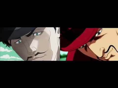 JoJo's Bizzare Adventure: Zeppeli Punches a Frog (2007 Film vs 2012 Anime Comparison)